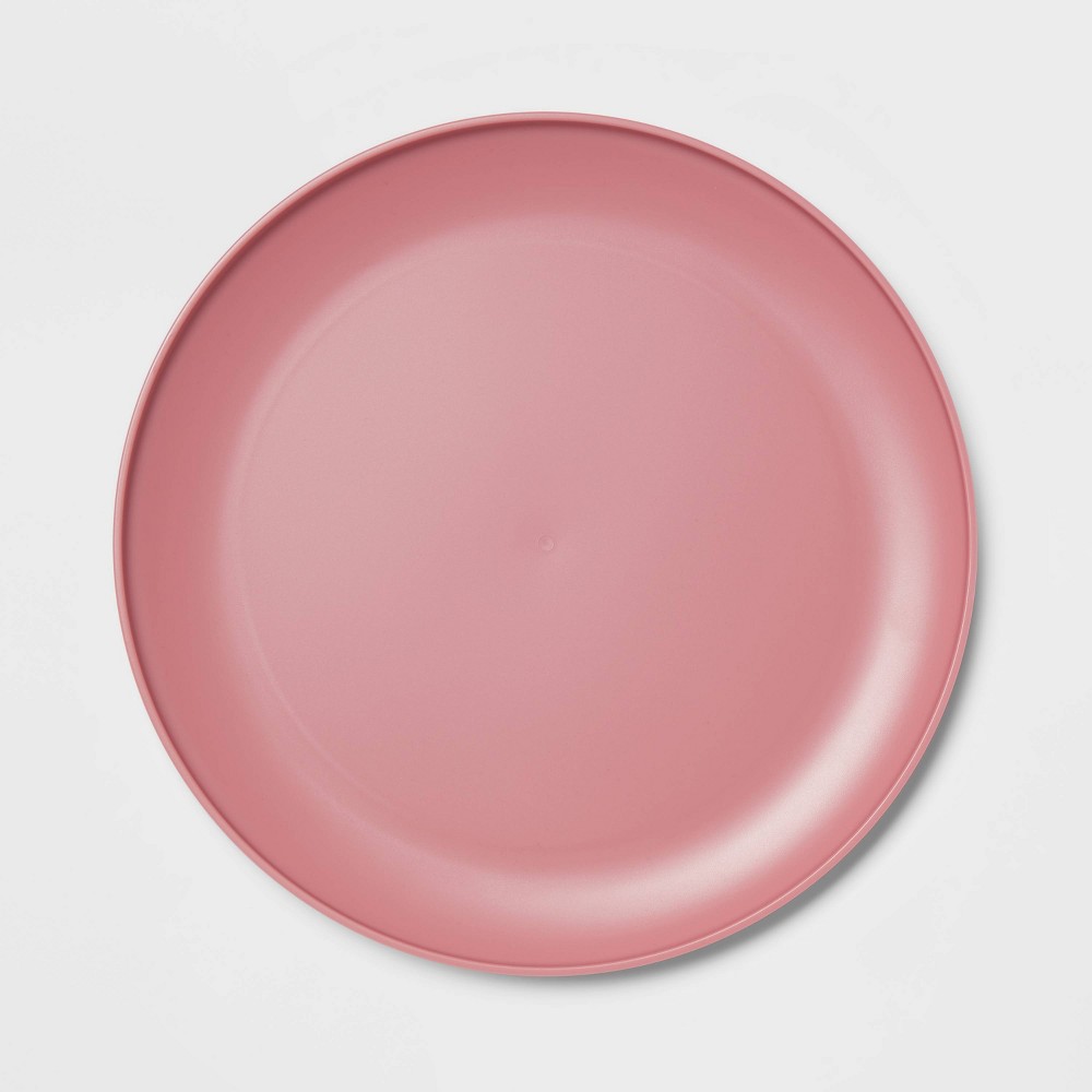 10.5" Plastic Dinner Plate Coral Pink - Room Essentials (case pack of 24)