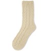 Memoi Classic Twist Chunky Knit Non-Skid Crew Sock - 3 of 4