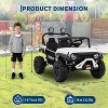 24V Ride on Toys for Big Kids,Ride on Truck with Remote Control,4WD Electric Car - 2 of 4