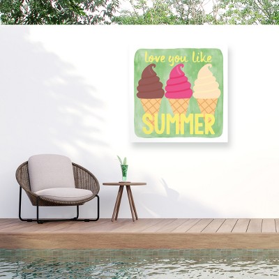 "Summer" Outdoor Canvas