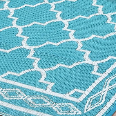 light blue/white