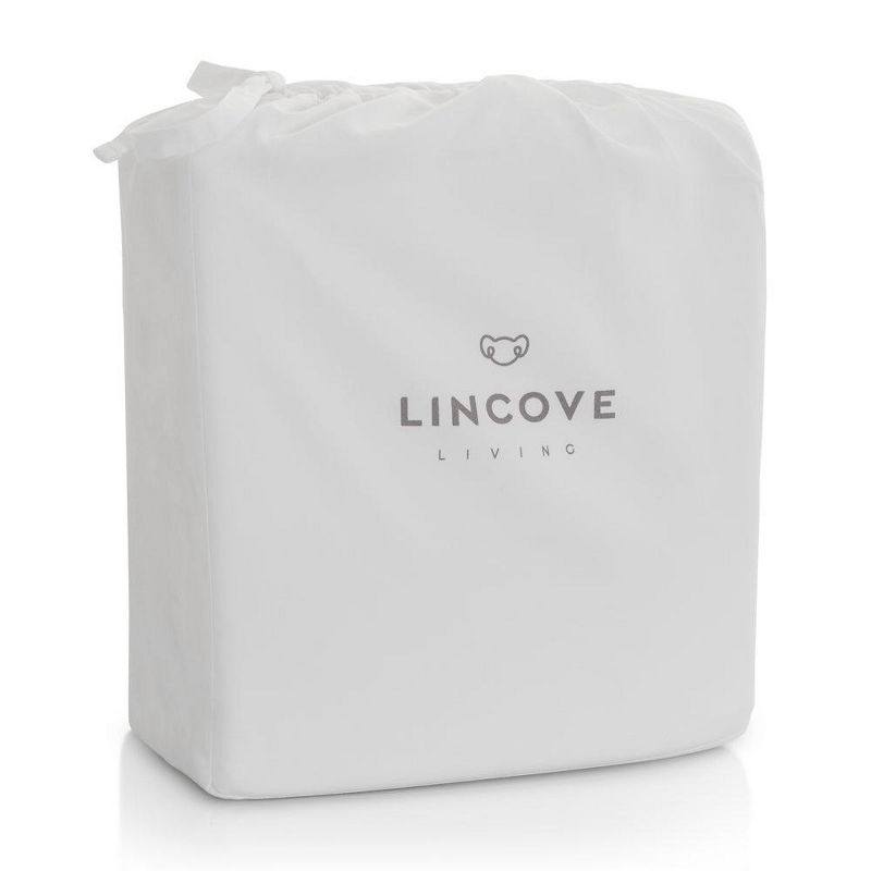 Lincove Luxury Duvet Cover Set Greenwich Collection- 100% Cotton Sateen Duvet Cover - Ultra Soft Premium Hotel Quality Design Bedding Set, 5 of 6