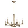 Livex Lighting Trumbull 6 - Light Chandelier in  Antique Brass - 3 of 4