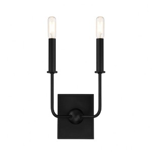 Savoy House Avondale 2 - Light Wall Light in  Matte Black - 1 of 1