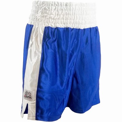 Rival Boxing Dazzle Traditional Cut Competition Boxing Trunks - Blue ...