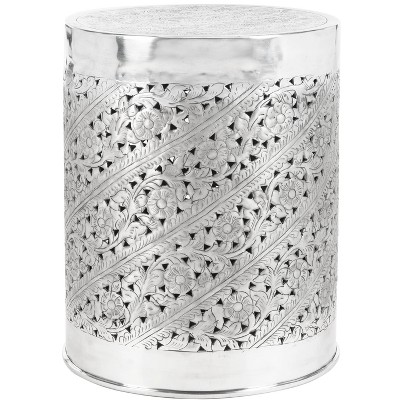 Adrien End Table  - Silver - Safavieh