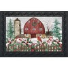 Briarwood Lane Winter Doormat 30x18 Indoor Outdoor Barn in Snow For Winter Doormat - 2 of 3