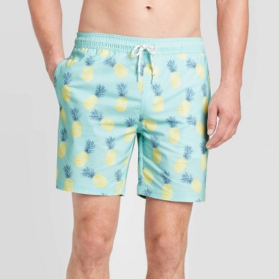 men's pineapple swim trunks