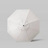 7.5' Sunbrella Scallop Base Market Patio Umbrella with Auto Tilt - Bronze Pole - California Umbrella - 3 of 3