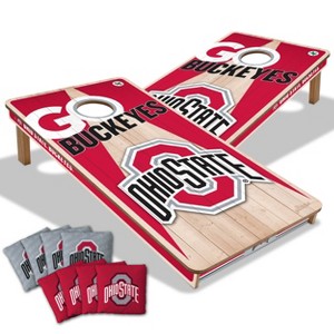 NCAA Ohio State Buckeyes 2'x4' Wood Toss Game Set - 1 of 4
