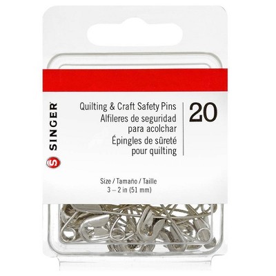 Singer 20pk Safety Pins - Size 3 : Target