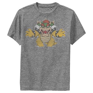 Boy's Nintendo Koopa King Bowser Performance Tee - 1 of 4