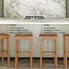 Now Furniture 30" Bar Stool, Wooden Backless Bar Height Kitchen Stool - 3 of 4