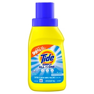 Tide Simply Liquid Laundry Detergent, Refreshing Breeze, 8 oz, 5 loads - 1 of 3