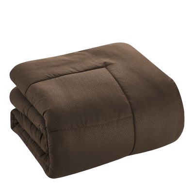 Queen Chocolate Down Alternative Microfiber Bed in a Bag Set