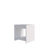 FM Furniture,Anegam Nightstand with Open Storage, White - 3 of 4
