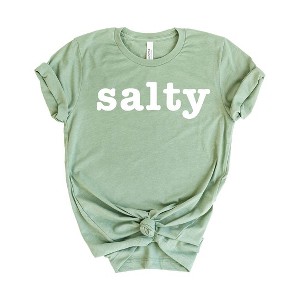 Simply Sage Market Women's Salty Short Sleeve Graphic Tee - 1 of 2