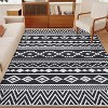 Washable Area Rug, Living Room Rug for Bedroom, Soft Boho Rug Non Slip Geometric Indoor Floor Carpet for Home Office Kitchen - 3 of 4