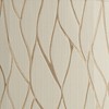 Springcrest Kinmen 15 1/4" Top x 16" Bottom x 11" High x 11" Slant Print Lamp Shade Replacement Medium Cream Drum Modern Softback Washer Harp Finial - 2 of 4