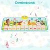 Costway Floor Piano Mat for Toddlers Baby Musical Touch Dancing Keyboard Play Mat Gift - 3 of 4