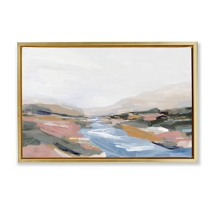 Stupell Industries Vibrant Landscape Fade Floating Frame Canvas Art - 1 of 4