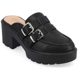 Journee Collection Womens Brydie Light Weight Platform Mule Pumps - 1 of 4