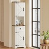 66" Tall Bathroom Storage Cabinet with Adjustable Shelves & 5-Tier Space - 3 of 4