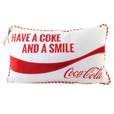 Home Decor 12.0" Have A Coke Pillow Have A Smile  -  Decorative Pillow