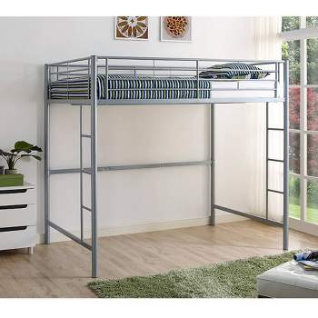 Full Size Metal Platform Loft Bed - Saracina Home