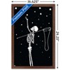 Trends International Skeleton Collecting Stars Framed Wall Poster Prints - 3 of 4