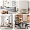 Unique Bargains Plastic Self-adhesive Smooth Round Carpeted Tile Vinyl Furniture Sliding Pad - 4 of 4
