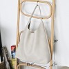 Hobo Bags for Women Soft Vegan Leather Shoulder Handbag Slouchy Tote Purses (Beige) - 4 of 4