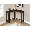Monarch Specialties Accent Table Console Entryway Narrow Corner Living Room Bedroom Brown Laminate Contemporary Modern - 2 of 4