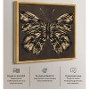 Art Remedy Golden Butterfly Elegant Butterfly Wall Art Framed - 3 of 4