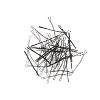 scünci Extra Long Metal Bobby Pins - Black - Long Hair - 48pcs - 2 of 4