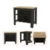 NicBex Mobile Kitchen Island Cart Morden Kitchen Carts with Storage, 3 Shelves and Spacious Top Surface for Kitchen - 4 of 4