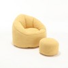 Ridstar Accent Chair, Arm Chair with Footstool For Living Room & Bedroom-Yellow - 2 of 4