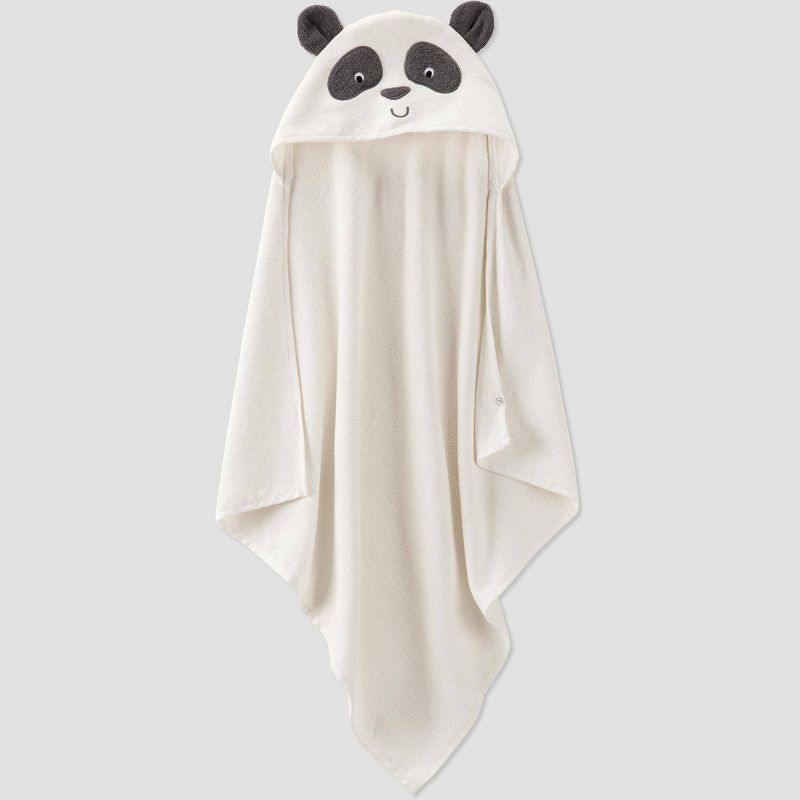 Little Planet by Carter&#39;s Hooded Character Towel - Panda, 1 of 4