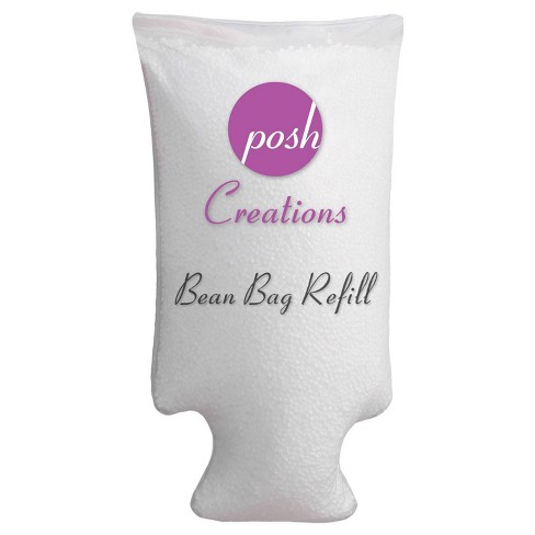 100l Bean Bag Refill White - Posh Creations : Target
