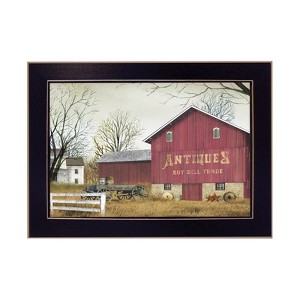 DSVIMOY Antique Barn Wall Art, Printed Wall Art, Ready to Hang Framed Poster, Black Frame, Multicolor, 14"*10"*1" - 1 of 4