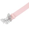 INSPIRE CHIC Women's Fashion Versatile Rhinestone Butterfly Buckle Belt - 2 of 4