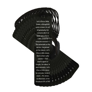 Dicksons Give A Little Jesus Thoughtful Word Black 6 inch Paper Bookmark Pack of 12 - 1 of 4