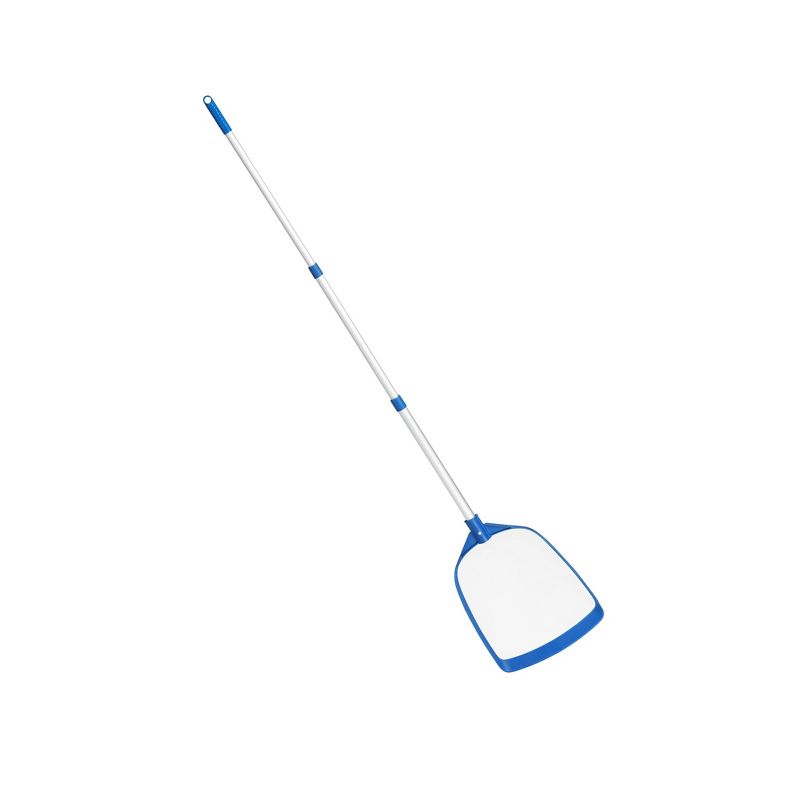 Bestway FlowClear 64 Inch Aboveground Swimming Pool Debris Leaf Skimmer Mesh Net Cleaning Maintenance Rake with Extendable Aluminum Handle, 1 of 8