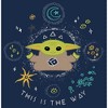 Men's Star Wars: The Mandalorian Grogu This is the Way Celestial Doodle T-Shirt - 2 of 4