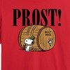 Women's - Peanuts - Prost Snoopy Root Beer Cropped Graphic T-Shirt - 2 of 4