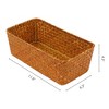 REGALWOVEN Natural Material Sturdy Woven Baskets Multi-Function Easy To Care Open Storage Bins 1 Pc - 3 of 4