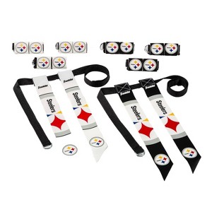NFL Franklin Sports Pittsburgh Steelers Youth Flag Football Set - 1 of 2