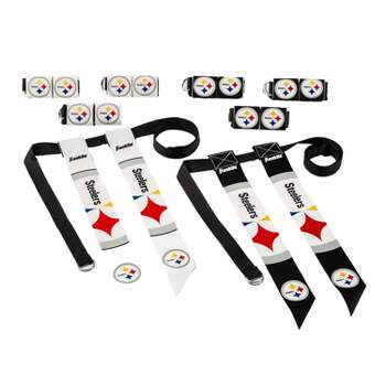 NFL Franklin Sports Pittsburgh Steelers Youth Flag Football Set