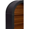 PAGED Tall Bookshelf Wood Open Display Floor Arched Bookcase with Anti-Tipping Kits for Living Room, Study Room - 4 of 4