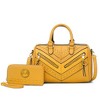 MKF Collection Lara Women’s Satchel Bag – Stylish and Spacious Handbag with Matching Wallet – by Mia K - 2 of 4